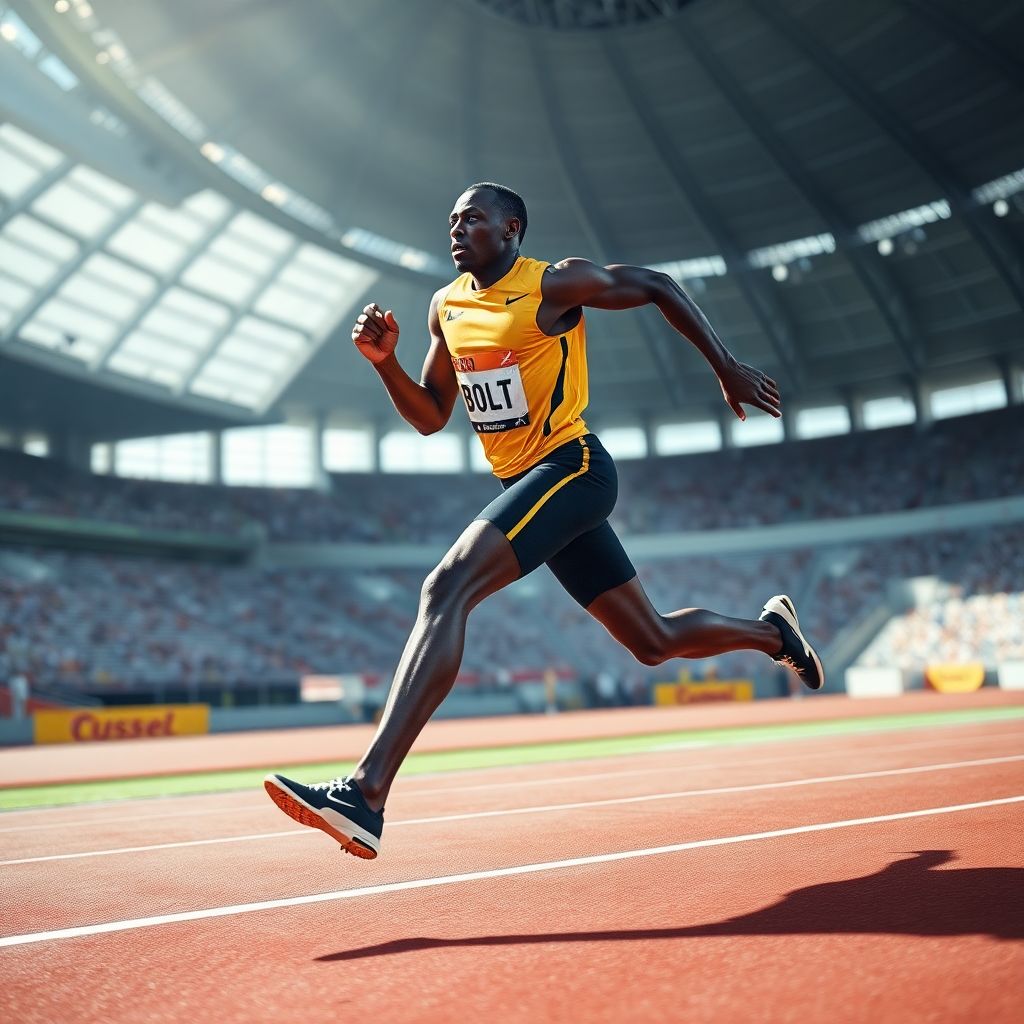 Разбор техники бега Усэйна Болта