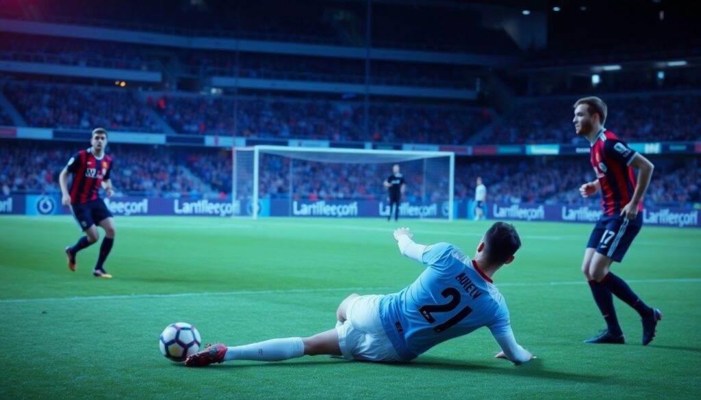 Почему футболисты симулируют травмы — тактика или неспортивное поведение Почему футболисты симулируют травмы: тактика или неспортивное поведение - иллюстрация