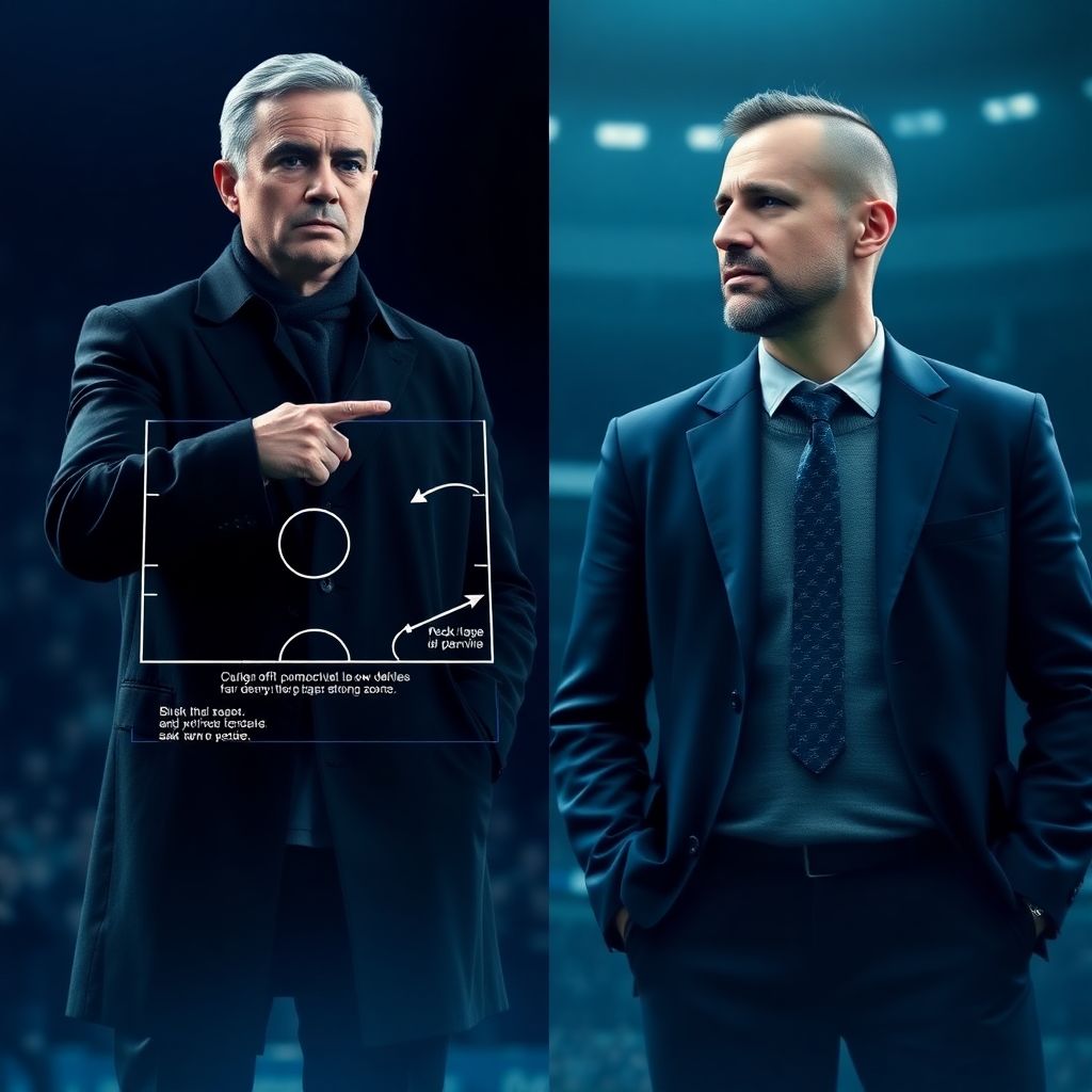 Сравнение тактики Моуринью и Гвардиолы в современном футболе Сравнение тактики Моуринью и Гвардиолы