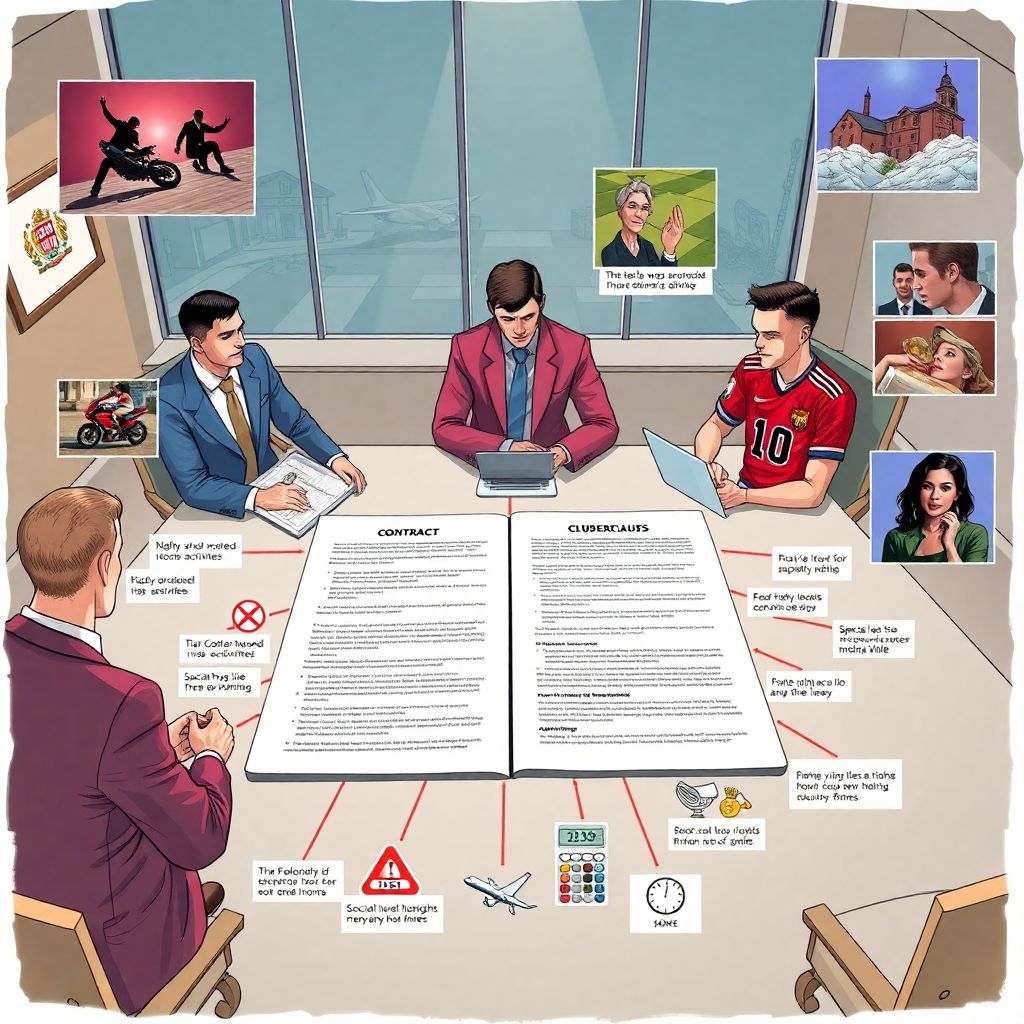 Самые странные пункты в контрактах футболистов: реальные примеры и смыслы Самые странные пункты в контрактах футболистов