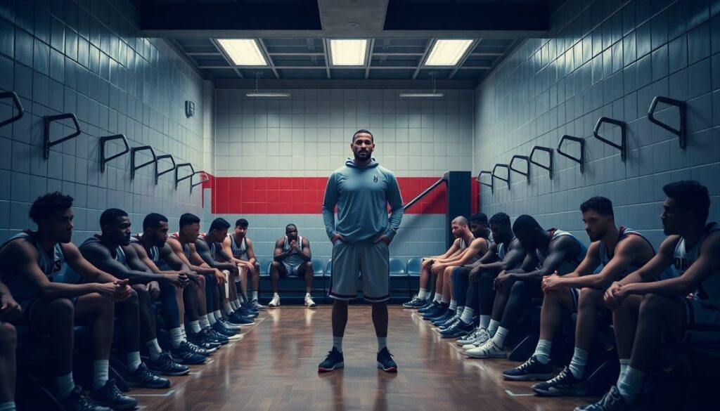 Роль капитана в команде: лидерство в раздевалке - иллюстрация