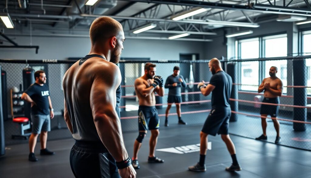 Как тренируются бойцы Ufc перед боем: весогонка, подготовка и спарринги Как тренируются бойцы UFC перед боем: весогонка и спарринги - иллюстрация