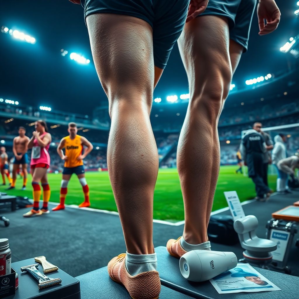 Почему футболисты бреют ноги: мифы и реальность