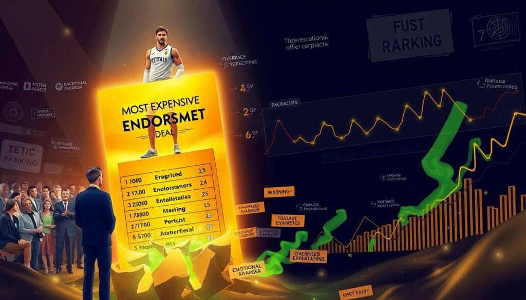 Самые дорогие рекламные контракты спортсменов и как они меняют спорт Самые дорогие рекламные контракты спортсменов - иллюстрация