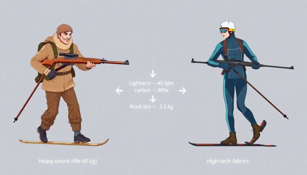 История возникновения биатлона: как появился и развивался зимний вид спорта История возникновения биатлона - иллюстрация