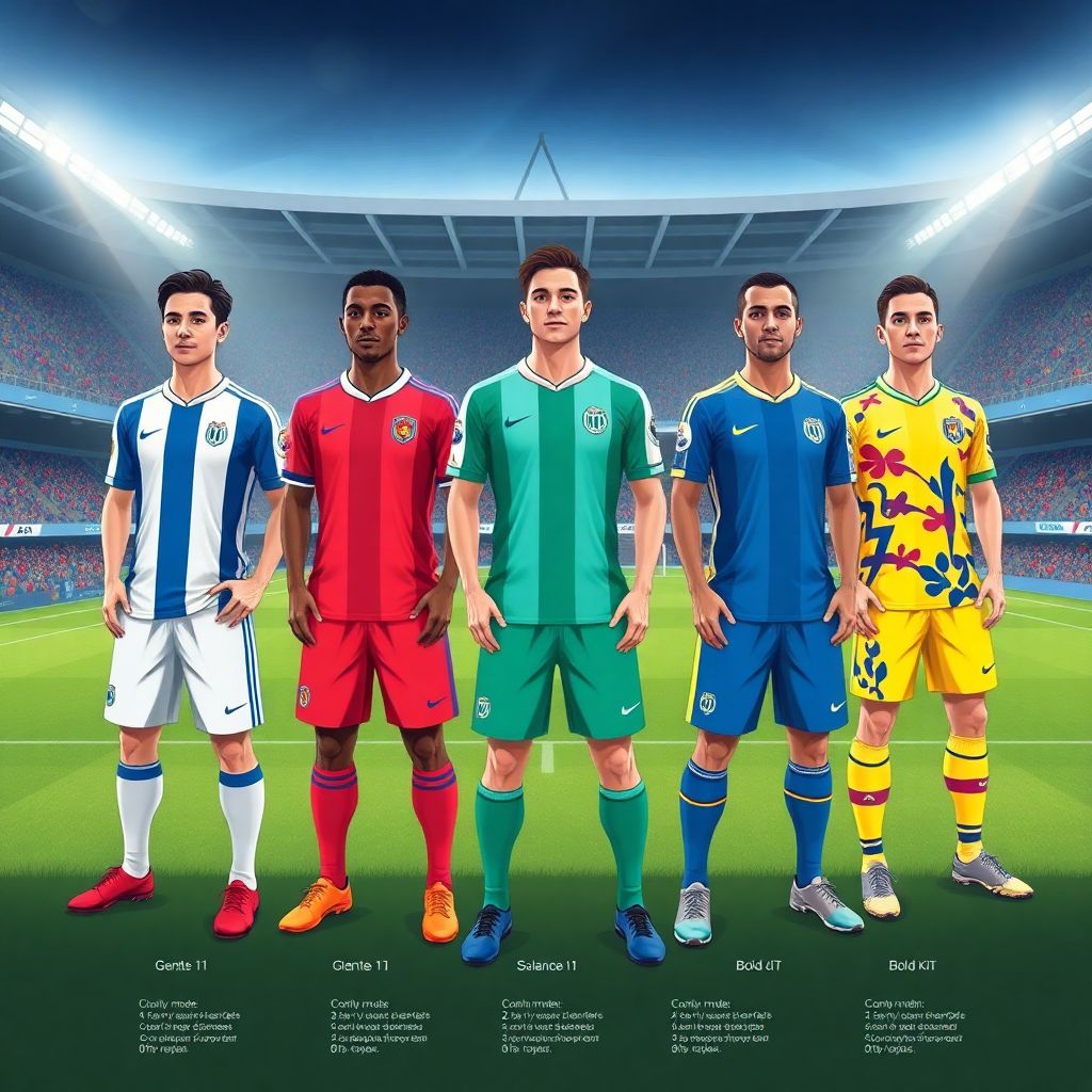 Влияние спонсоров на цвета формы клубов и эволюция дизайна футбольной экипировки Влияние спонсоров на цвета формы клубов