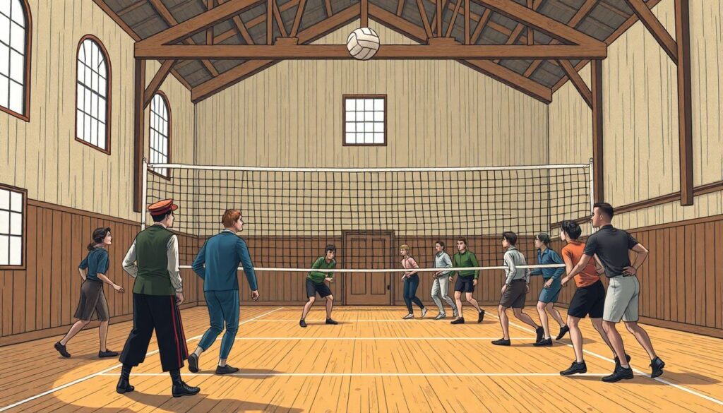 История возникновения волейбола: как появился и развивался этот вид спорта История возникновения волейбола - иллюстрация