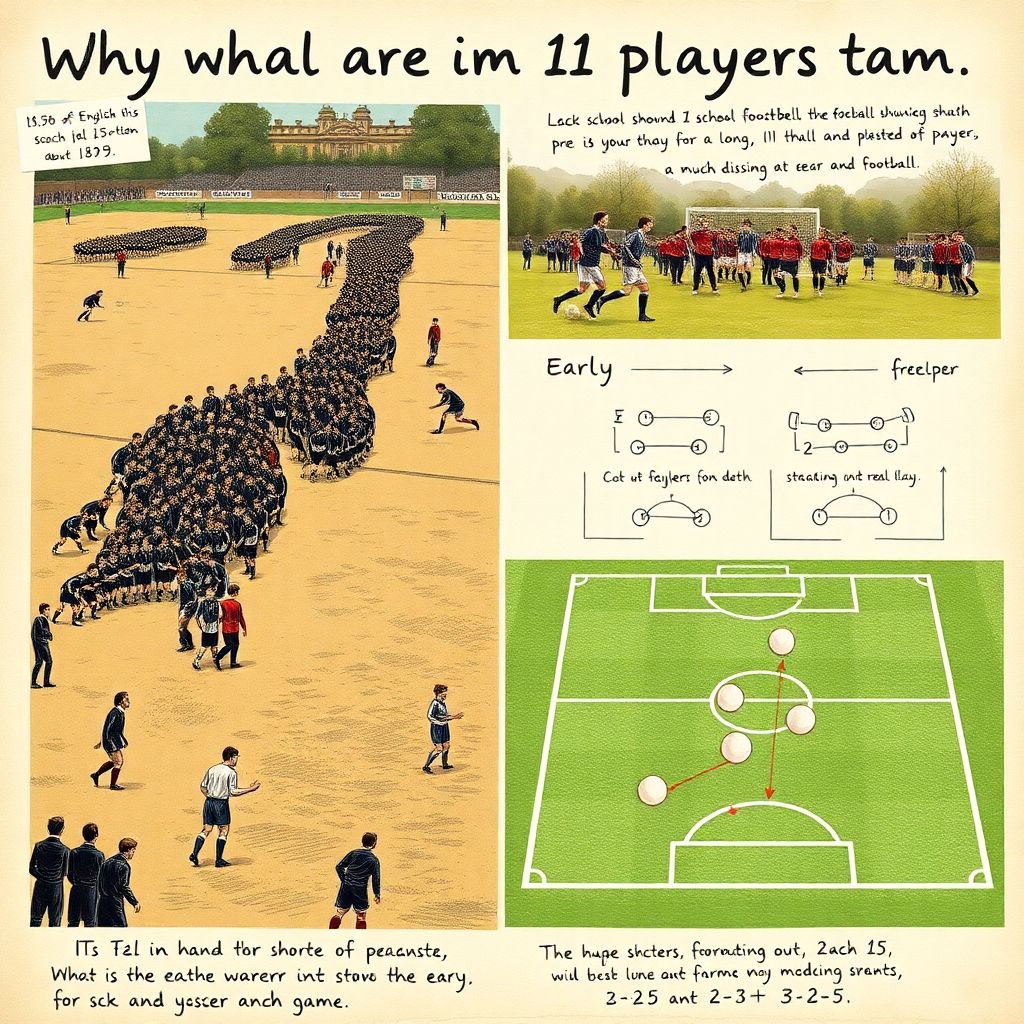 Почему в футболе 11 игроков: исторические корни