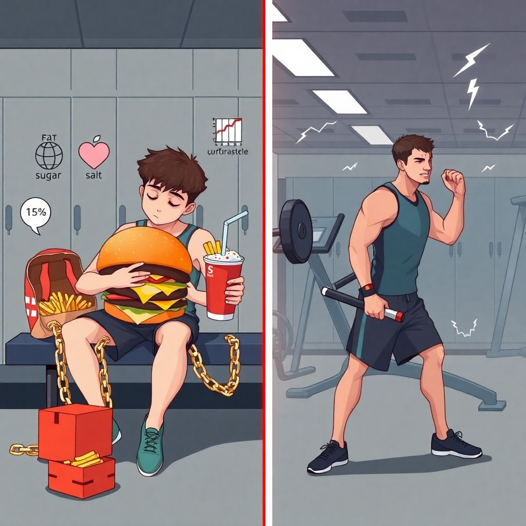 Влияние фастфуда на организм спортсмена: риски для здоровья и спортивных результатов Влияние фастфуда на организм спортсмена