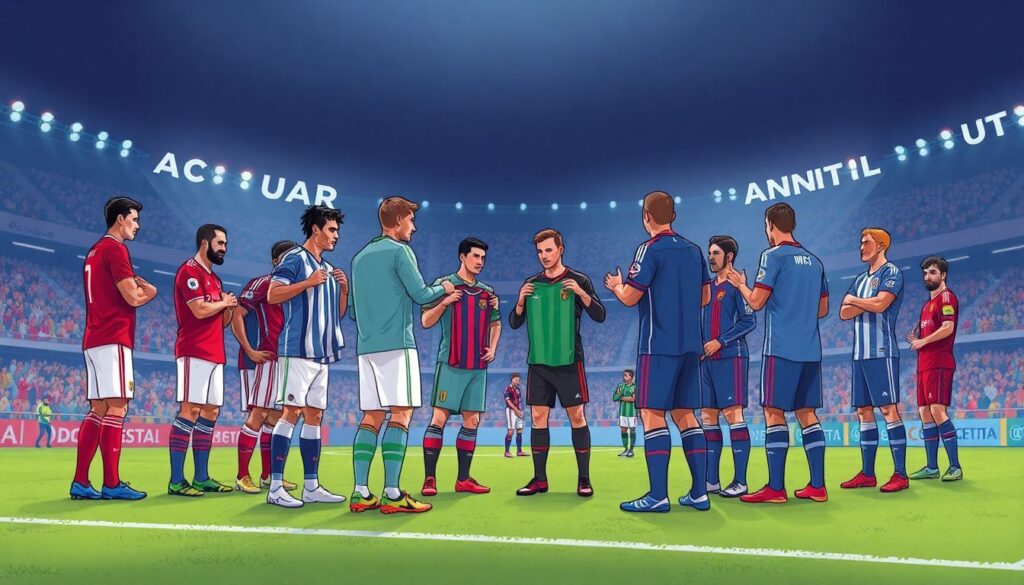 Почему футболисты меняются футболками после матча - иллюстрация