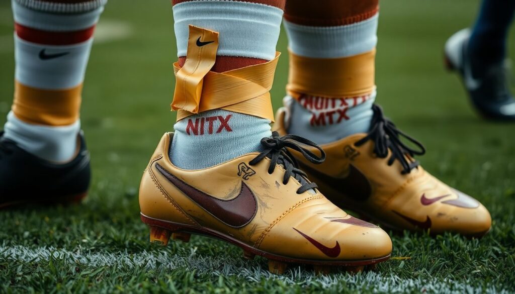 Почему футболисты заклеивают логотипы на бутсах и что это значит Почему футболисты заклеивают логотипы на бутсах - иллюстрация