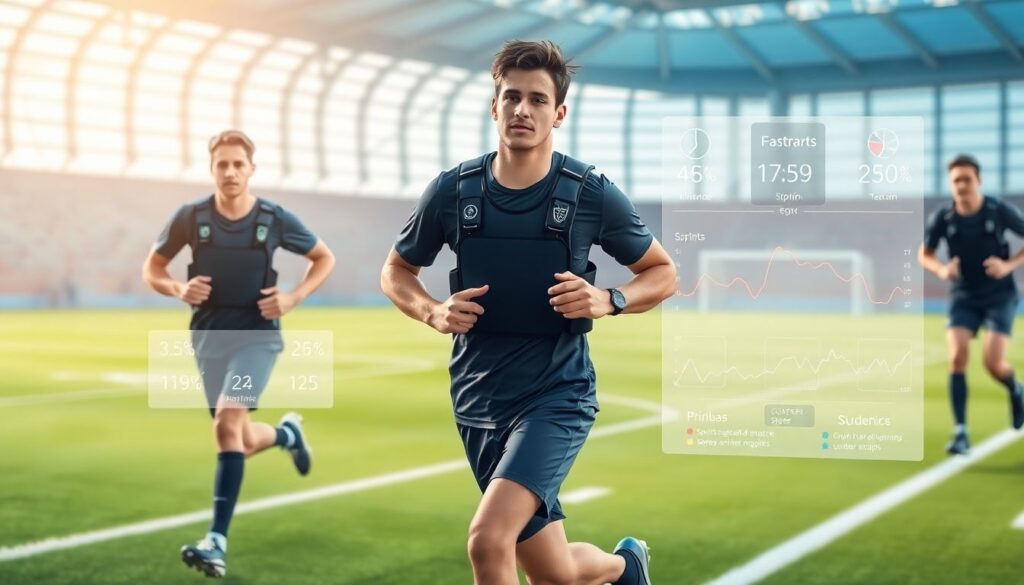 Почему футболисты надевают спортивные лифчики с Gps‑трекерами во время игр Почему футболисты надевают спортивные лифчики (GPS-трекеры) - иллюстрация