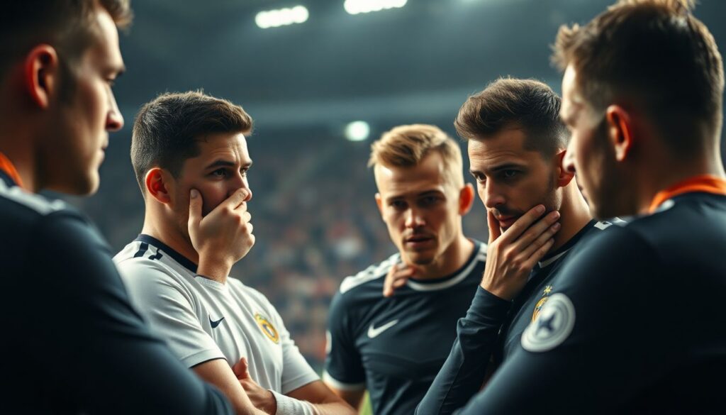 Почему футболисты закрывают рот рукой при разговоре - иллюстрация