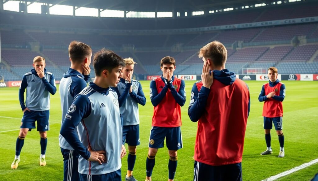 Почему футболисты закрывают рот рукой при разговоре - иллюстрация