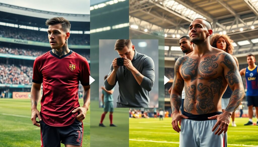 Влияние татуировок на имидж спортсмена - иллюстрация