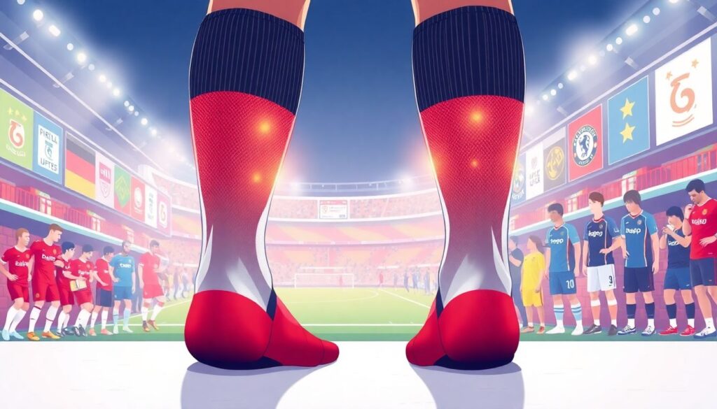 Почему футболисты носят гетры и какую важную функцию они выполняют Почему футболисты носят гетры - иллюстрация