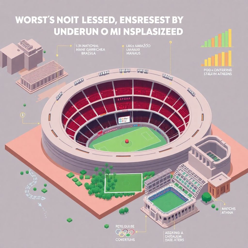 Рейтинг самых дорогих стадионов мира, которые оказались никому не нужны Рейтинг самых дорогих стадионов, которые оказались не нужны