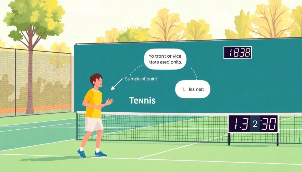 Почему теннисный счет ведется как 15, 30, 40 - иллюстрация