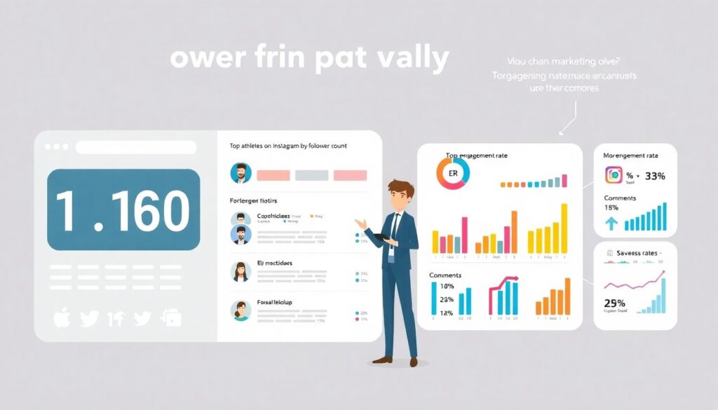 Топ самых популярных спортсменов в Instagram - иллюстрация