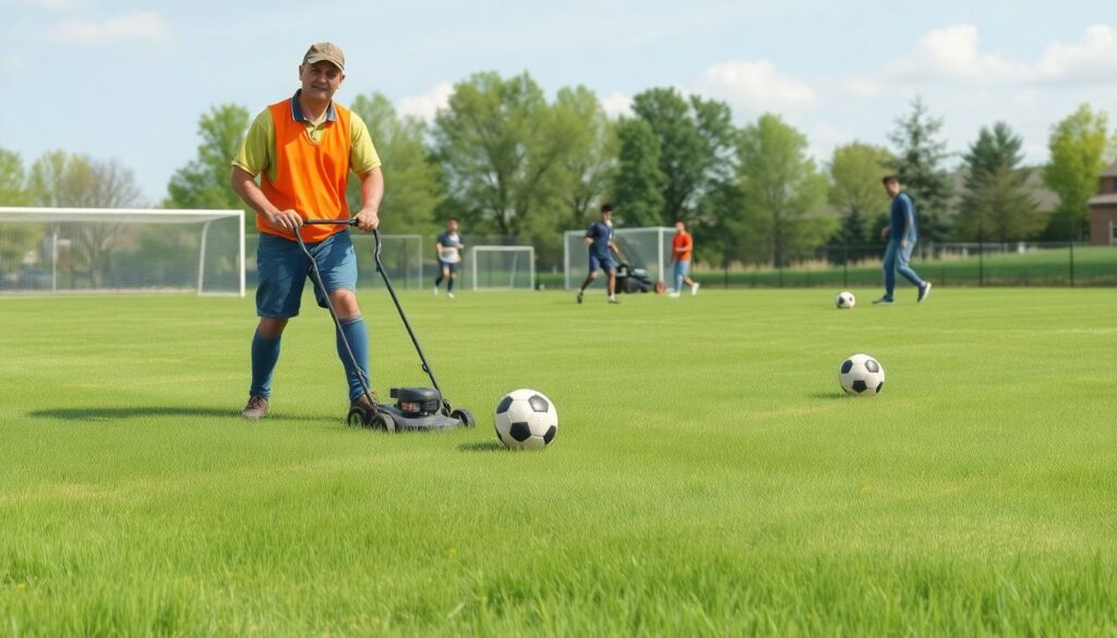 Влияние высоты газона на скорость мяча в футболе и точность ударов Влияние высоты газона на скорость мяча - иллюстрация