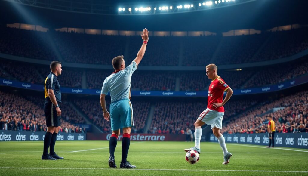 Почему футболисты поднимают руки при угловом и что означают их жесты Почему футболисты поднимают руки при угловом - иллюстрация