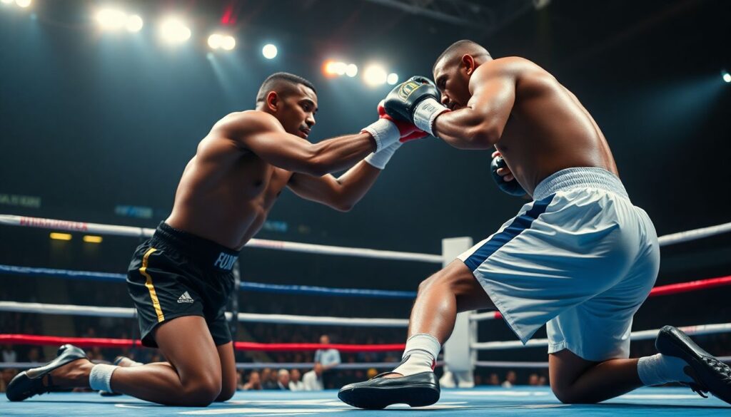 Что такое нокдаун и нокаут и в чем разница между ними в боксе Что такое нокдаун и нокаут — в чем разница - иллюстрация