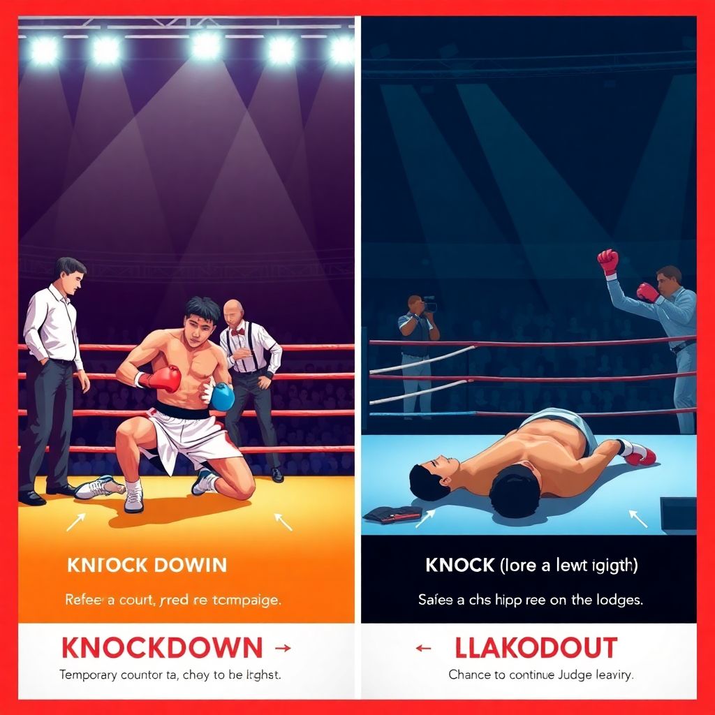 Что такое нокдаун и нокаут и в чем разница между ними в боксе Что такое нокдаун и нокаут — в чем разница