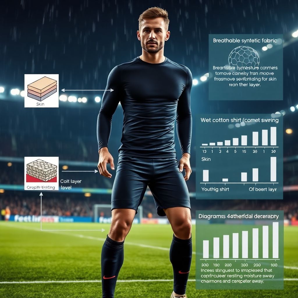 Почему футболисты носят термобелье и как оно помогает в игре Почему футболисты носят термобелье