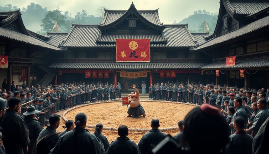 История возникновения сумо: как зародился и развивался древний японский спорт История возникновения сумо - иллюстрация