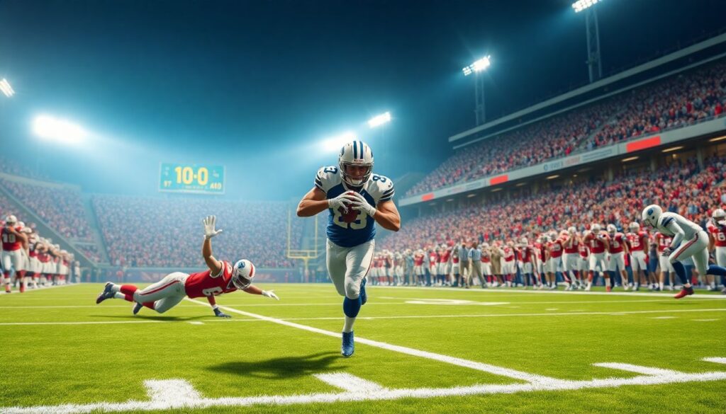 Что такое тачдаун в американском футболе - иллюстрация