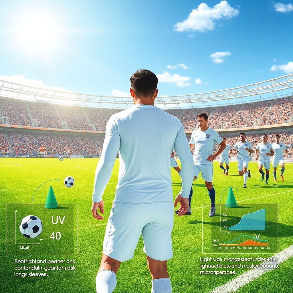 Почему футболисты носят длинные рукава летом