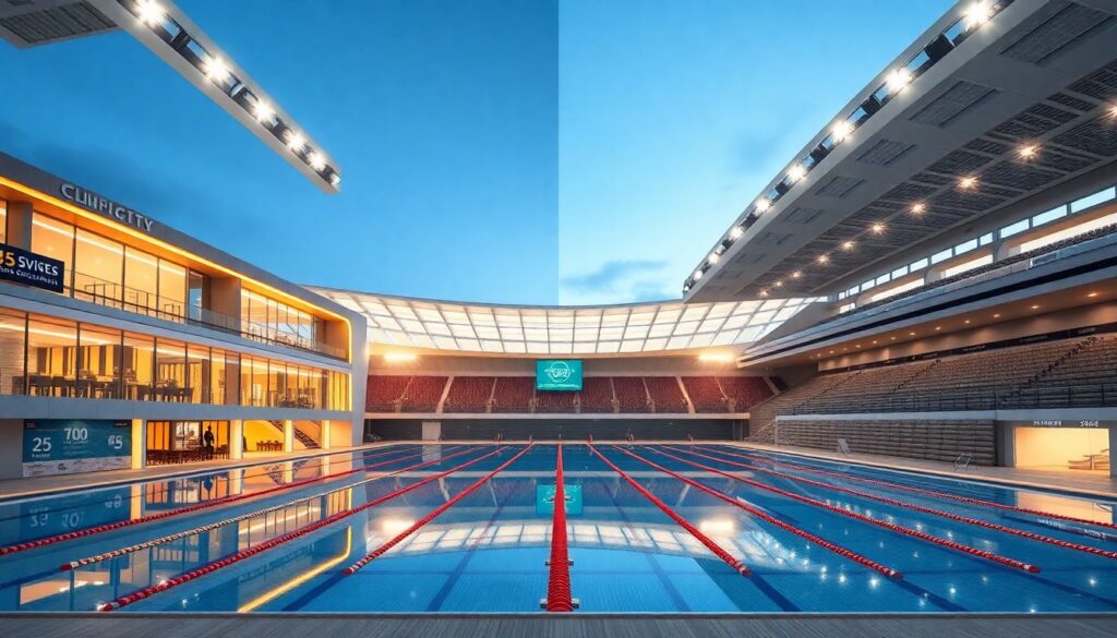 Влияние длины бассейна на рекорды (25м vs 50м) - иллюстрация