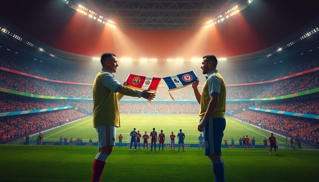 Почему футболисты обмениваются вымпелами - иллюстрация