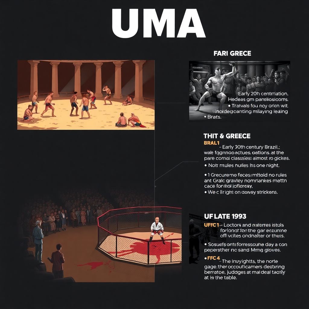 История возникновения ММА: путь от первых турниров до создания Ufc История возникновения ММА: от первых турниров до ufc