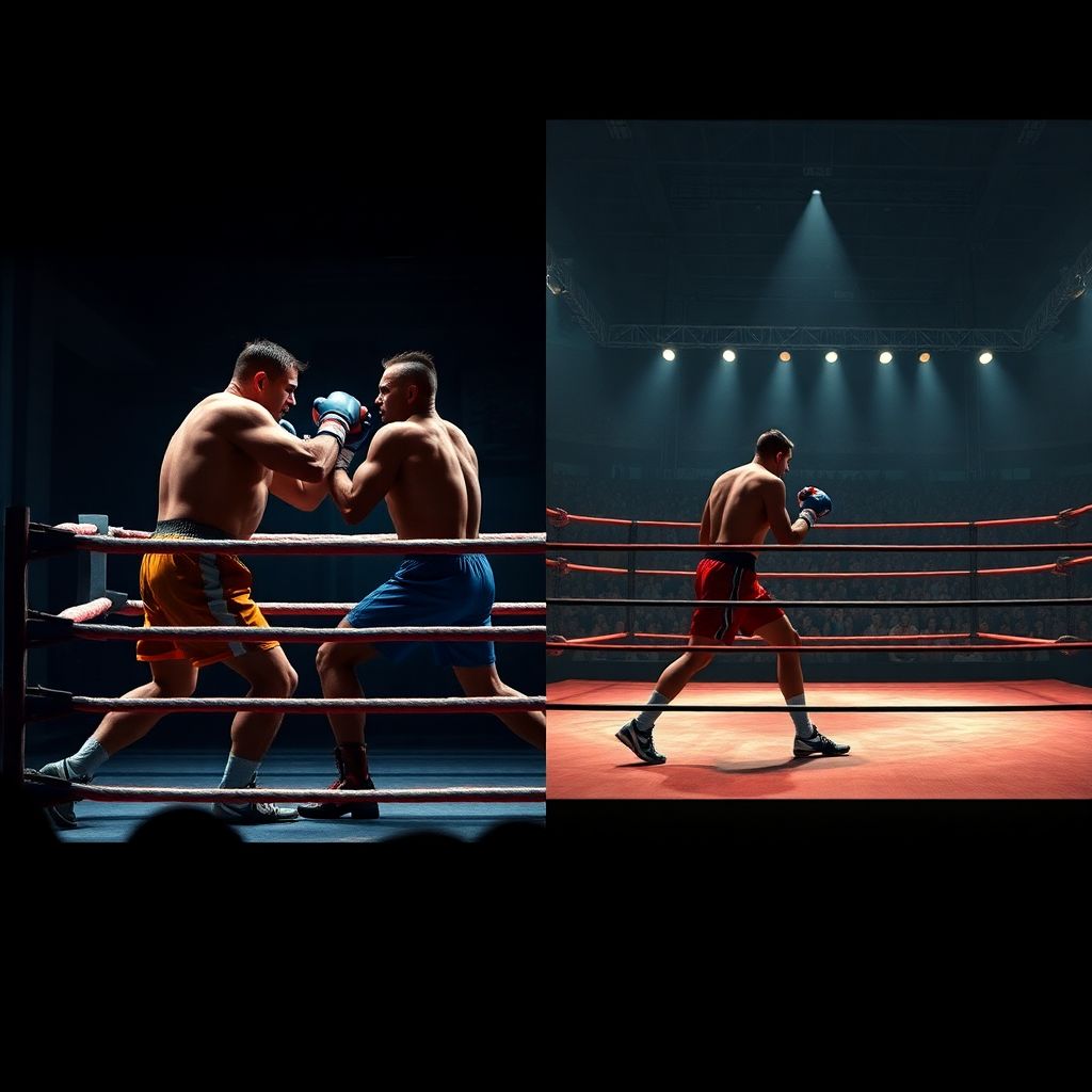 Влияние размера ринга на тактику боксера