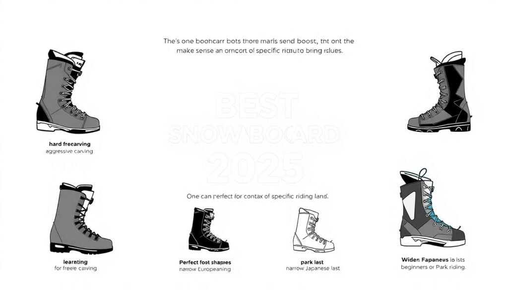 Как выбрать ботинки для сноуборда: подробное руководство для начинающих Как выбрать ботинки для сноуборда - иллюстрация