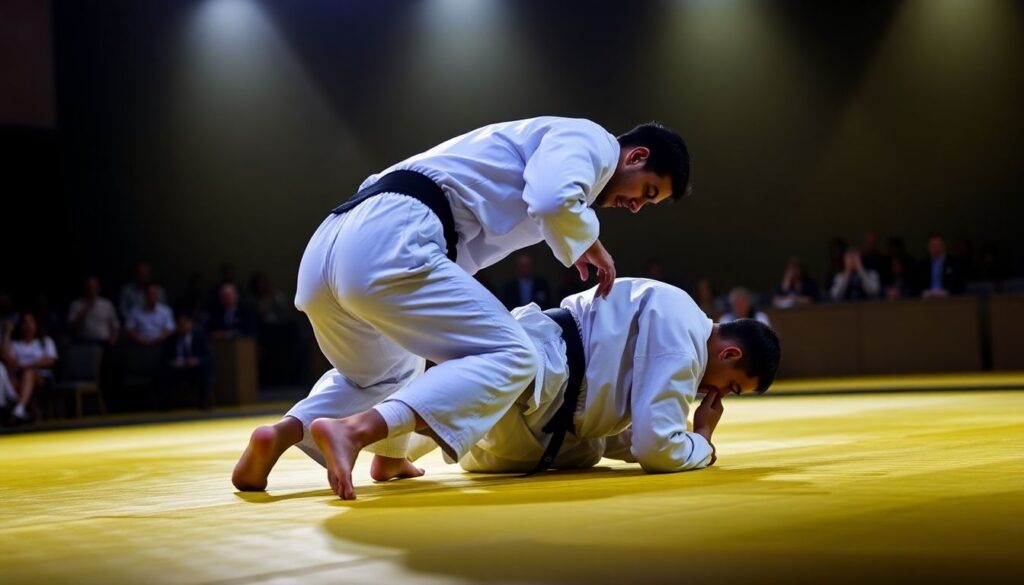 Что такое иппон в дзюдо и как он определяется по правилам соревнований Что такое иппон в дзюдо - иллюстрация