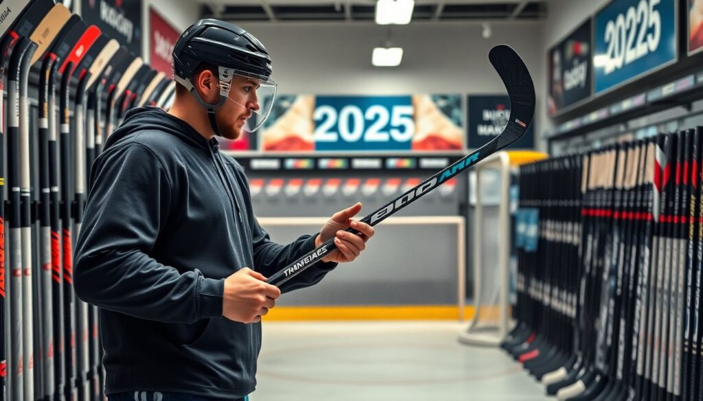 Как выбрать клюшку для хоккея - иллюстрация