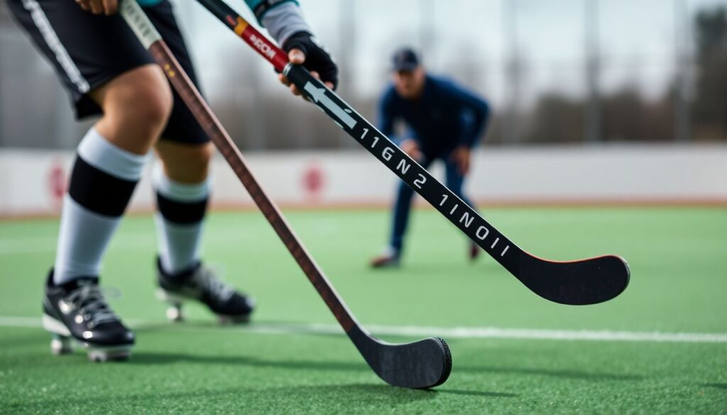 Как выбрать клюшку для хоккея - иллюстрация