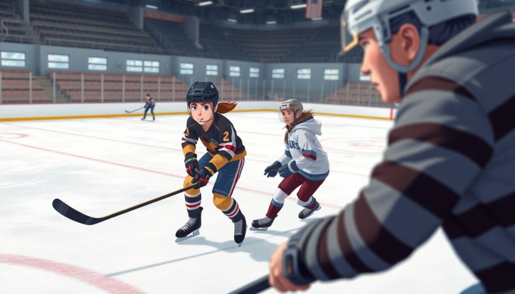 Влияние заточки коньков на скольжение и скорость катания на льду Влияние заточки коньков на скольжение - иллюстрация