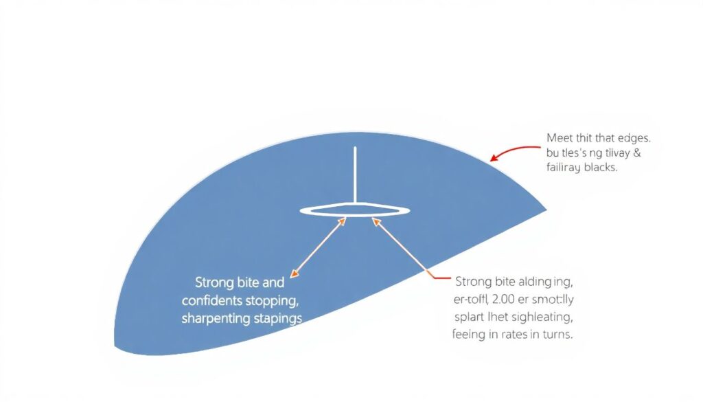 Влияние заточки коньков на скольжение и скорость катания на льду Влияние заточки коньков на скольжение - иллюстрация