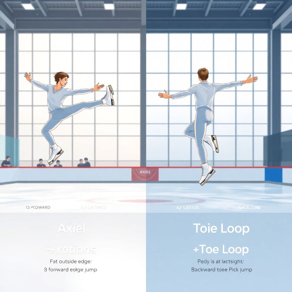 Что такое аксель и тулуп — разница прыжков