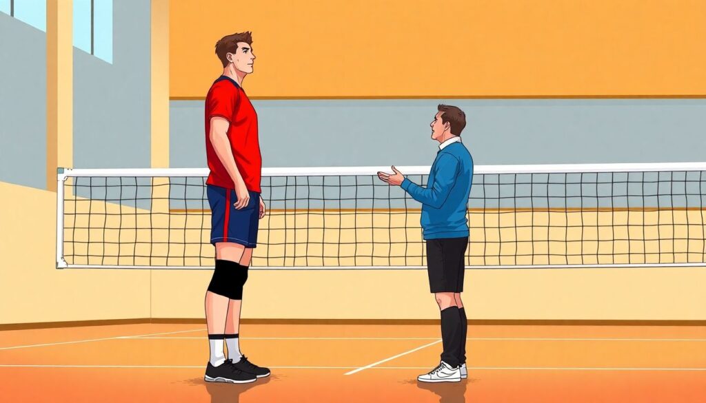 Топ самых высоких волейболистов - иллюстрация