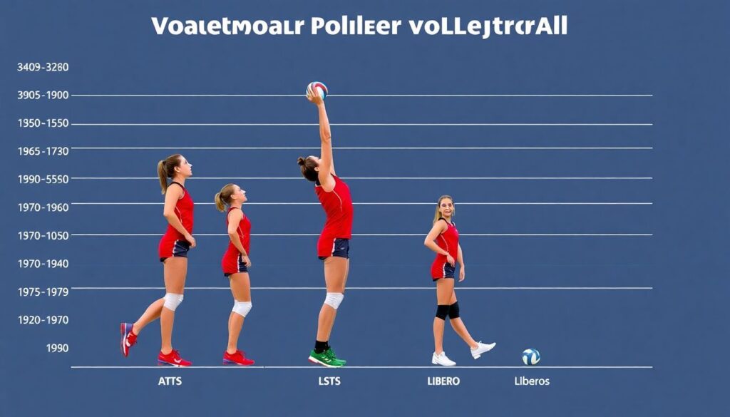 Влияние роста на позицию в волейболе - иллюстрация