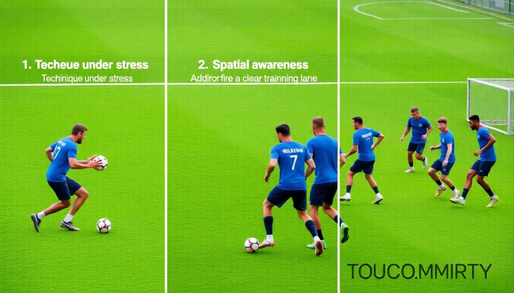 Почему футболисты играют в квадрат на тренировках и что это дает Почему футболисты играют в квадрат на тренировках - иллюстрация