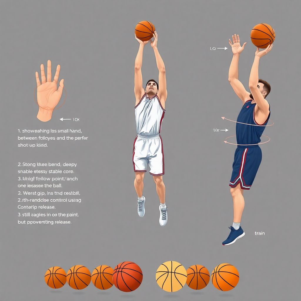 Влияние размера ладони на бросок в баскетболе