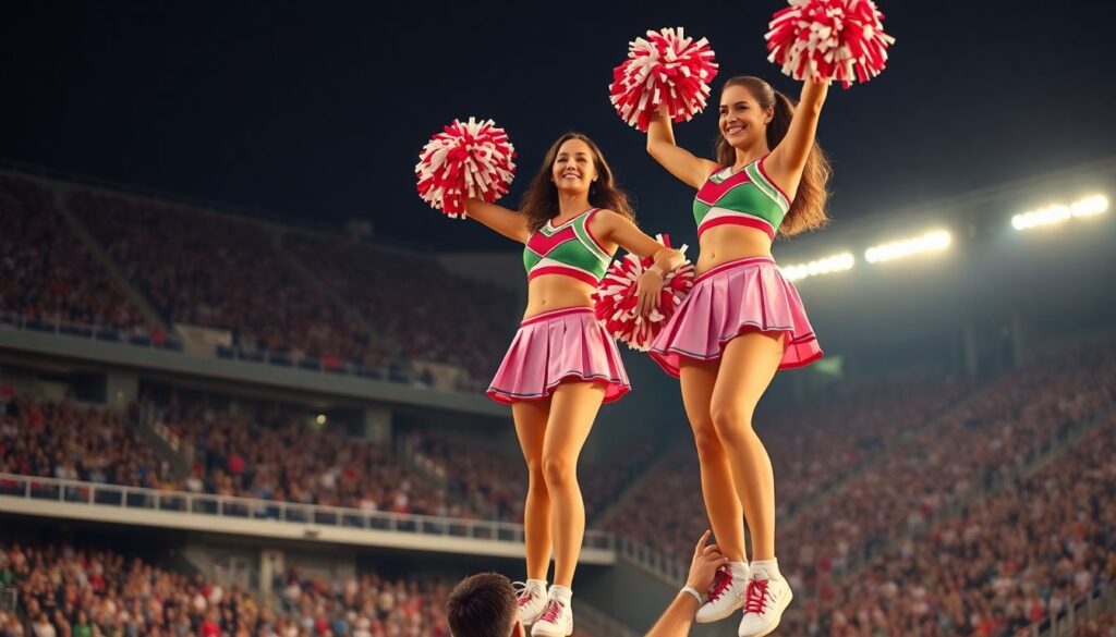 История возникновения чирлидинга - иллюстрация