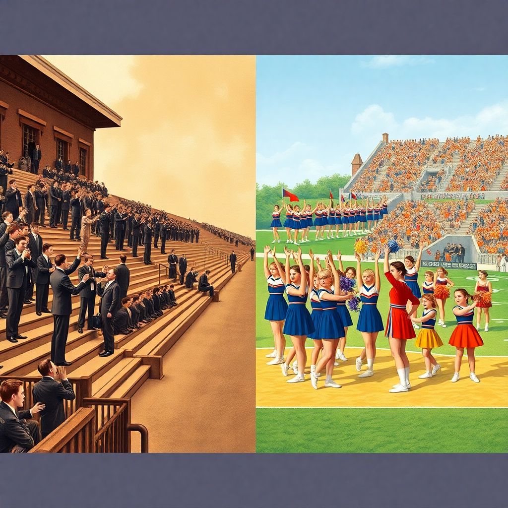 История возникновения чирлидинга