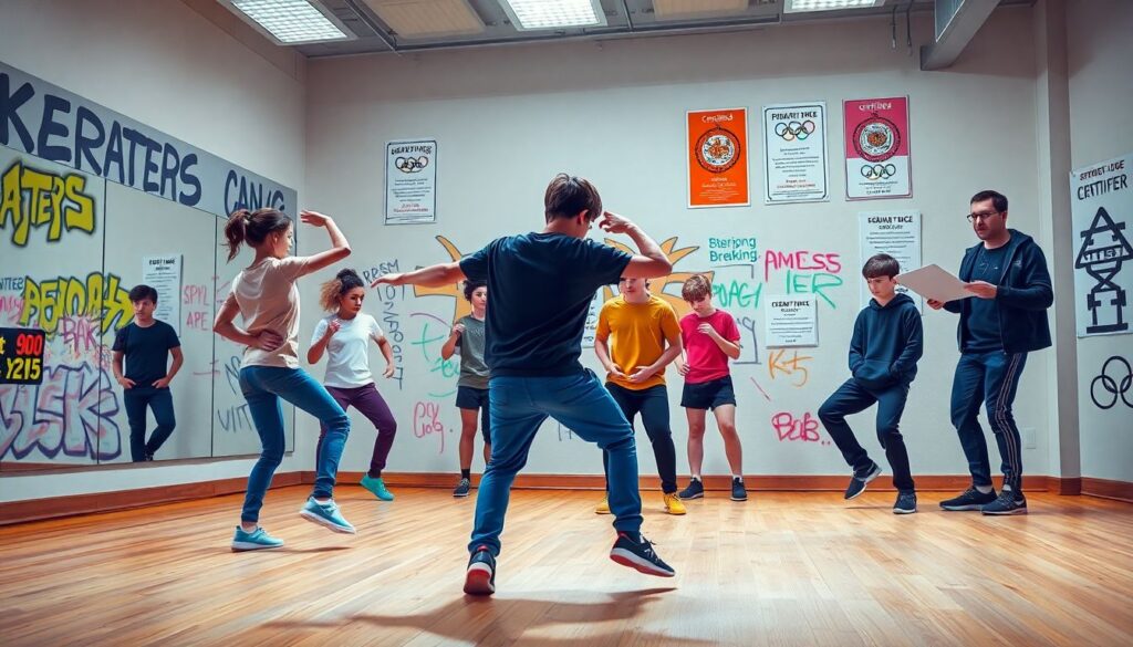 История возникновения брейк-данса как олимпийского вида - иллюстрация