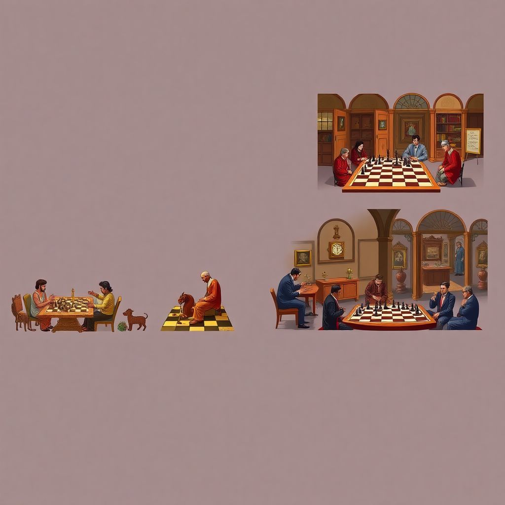 История возникновения шахмат как спорта